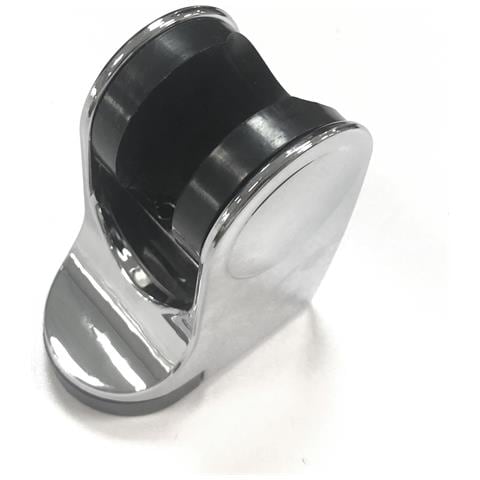 Supporto Regolabile In Argento Cromato Per Soffione Doccia S Staffa Di Punzonatura Nascosta - Foto 1