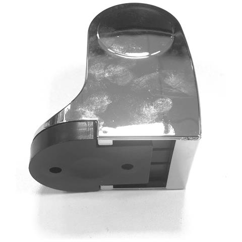 Supporto Regolabile In Argento Cromato Per Soffione Doccia S Staffa Di Punzonatura Nascosta - Foto 2