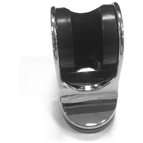 Supporto Regolabile In Argento Cromato Per Soffione Doccia S Staffa Di Punzonatura Nascosta - Foto 4