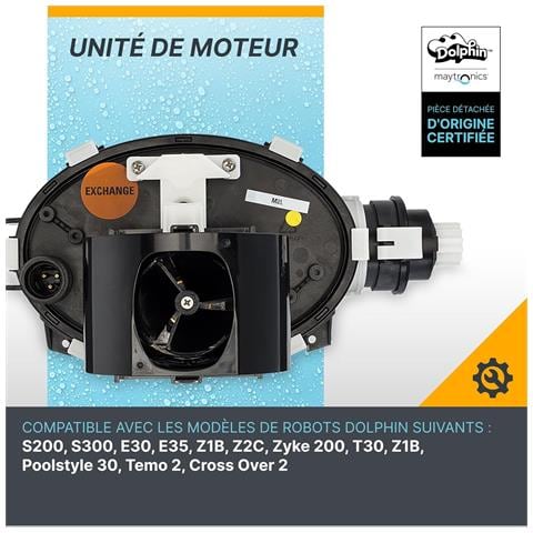 Motore Per Robot Delfino S200, S300, E30 Ecc... Vedi Elenco - 9995387-assy - Foto 2