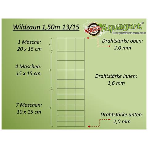 300m, Rete Di Protezione Da Animali Selvatici, Rete Per Zona Boschiva, Rete Annodata, Rete Pastorale, Rete Metallica 150/13/15 Pesante - Foto 2