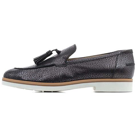 Mocassini Donna Janalee In Pelle Nera 36 - Foto 3