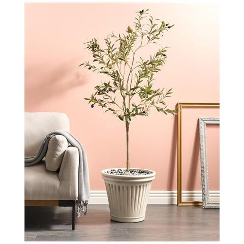 Vaso Per Piante Maize 43 Cm Beige Chiaro - Foto 1