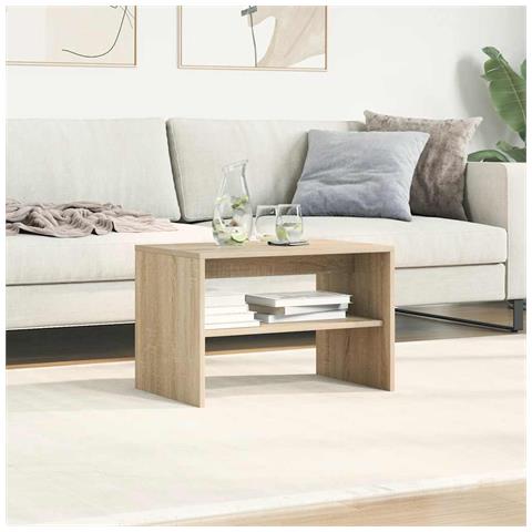 Mobile Porta Tv Rovere Sonoma 60x40x40 Cm In Legno Multistrato - Foto 3