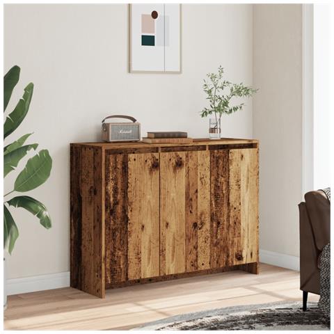 Credenza Legno Antico 102x35x55 Cm In Truciolato - Foto 3