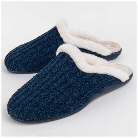 Northome Pantofola Louslip Blu Blu Tessuto - Foto 1