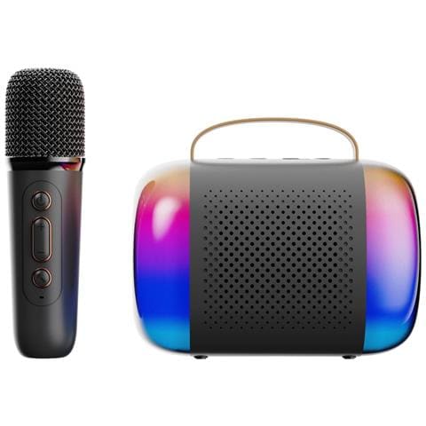 Altoparlante Bluetooth Per Karaoke All-in-one Con Microfono Singolo Y5 - Foto 1