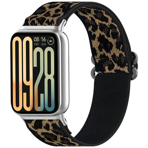 Cinturino Elastico In Nylon Con Stampa Leopardata Per Redmi Watch 5 Per Xiaomi Band 9 Pro - Foto 3