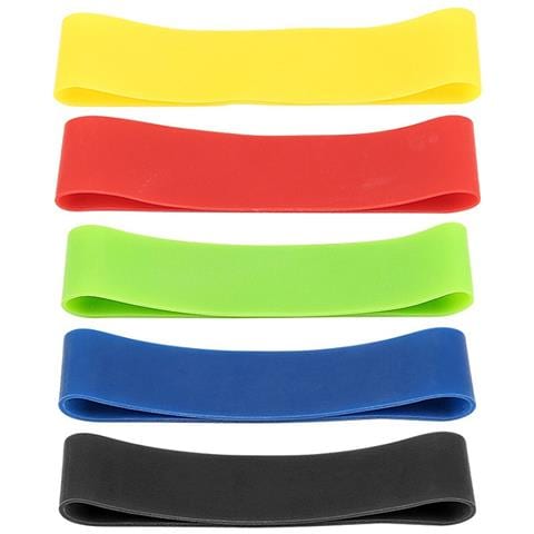 Set Di 5 Fasce Di Resistenza In Lattice - Fasce Per Esercizi Per Dita, Piedi E Mani - Foto 1