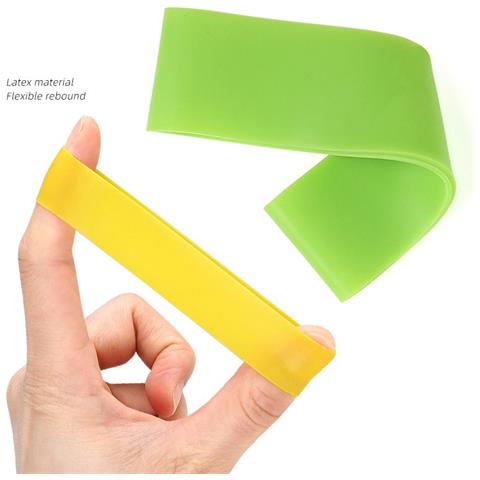 Set Di 5 Fasce Di Resistenza In Lattice - Fasce Per Esercizi Per Dita, Piedi E Mani - Foto 2