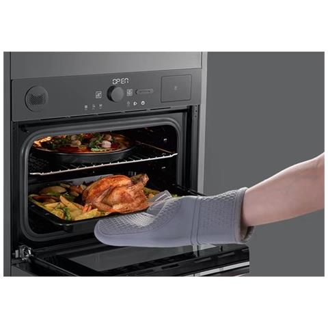 Guanti Da Forno In Silicone (confezione Da 2) - Presine Da Cucina Resistenti Al Calore Per Cucinare E Cuocere - Foto 4