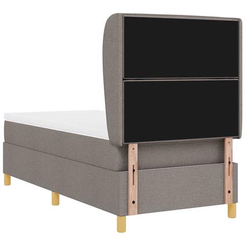 Letto a molle con materasso Talpa 190 x 90 cm Tessuto - Foto 9