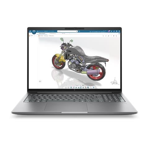 DK1U4ET laptop Copilot+ PC Intel Core Ultra 7 356H 40,6 cm (16") WUXGA 32 GB DDR5-SDRAM 1 TB SSD NVIDIA RTX PRO 2000 Blackwell Wi-Fi 7 (802.11be) Windows 11 Pro AI Workstation, AI PC Argento - Foto 1
