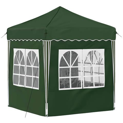 Tenda per feste a pop-up 195 x 195 x 245 cm Verde - Foto 9