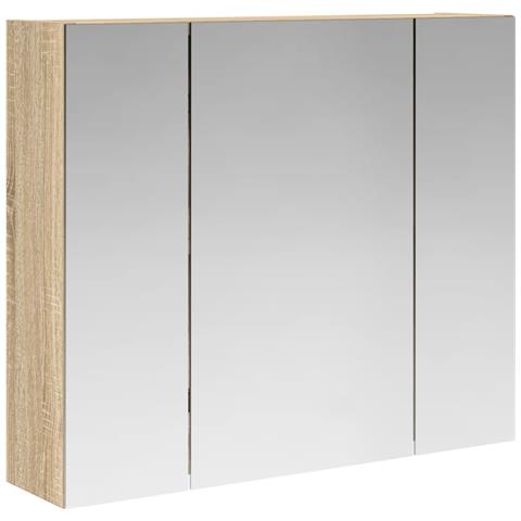 Mobiletto per specchio da bagno Rovere Sonoma 60 x 14,5 x 50 cm - Foto 1