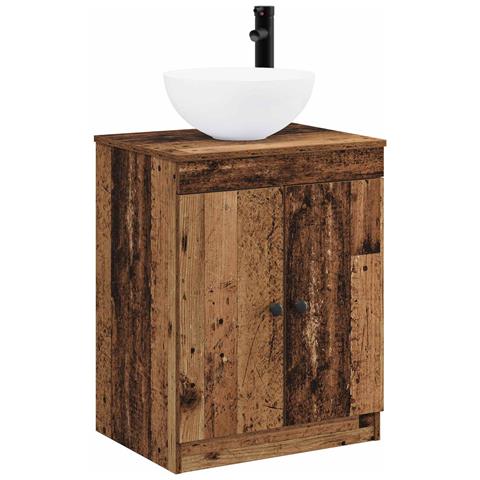 Set di mobili per il bagno Legno antico Legno ingegnerizzato - Foto 1