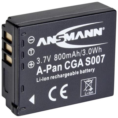 Ansmann Batteria Li-Ion Digicam 3,7V / 800Mah per Fotocamere Digitali Panasonic - Foto 2