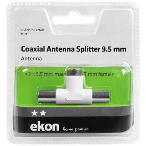 ECANSPLIT2M1F cavo splitter o combinatori Splitter per cavo Bianco - Foto 2