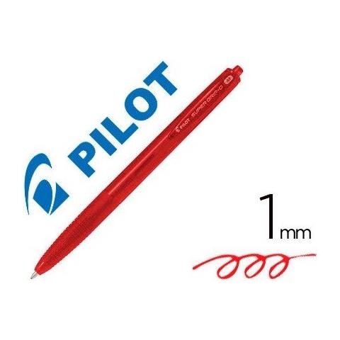 confezione da 12 pezzi - penna sfera supergrip g a scatto rosso punta media 1.00mm - Foto 1