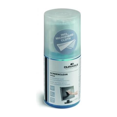 Detergente Spray Screenclean Schermi Flacone Da 200ml + 1 Panno Microfibra Bianco - Foto 1