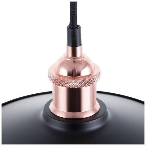 Lampadario In Metallo Color Nero-rame Swift S - Foto 34