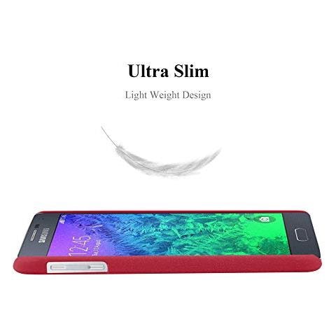 Custodia Compatibile Con Samsung Galaxy Alpha In Frosty Rosso - Hard Case Coperchio Protettivo In Frosted Look Contro I Graffi E Gli Urti - Foto 2