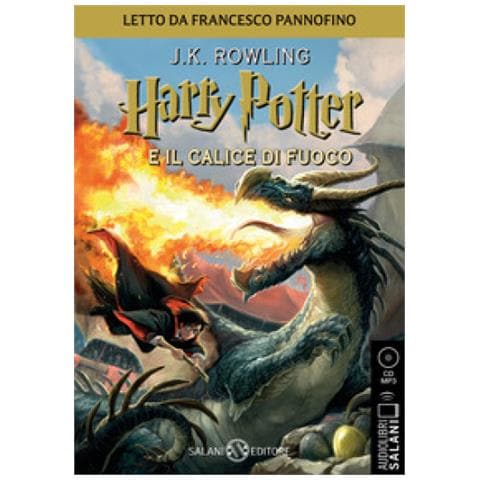 J. K. Rowling - Harry Potter E Il Calice Di Fuoco Letto Da Francesco Pannofino. Audiolibro. Cd Audio Formato Mp3 - Foto 1