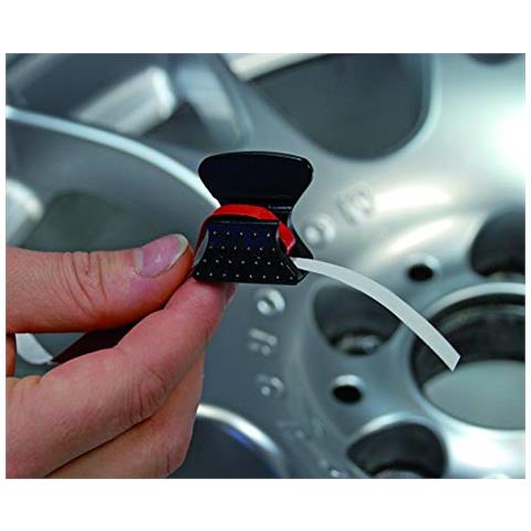 Pin Design Stripes Per Cerchi, B = 6 Mm, Incl. Attrezzo Di Montaggio, Rosso Fosf. Strisce … 6mm X 2,15 M, 1 Striscia Per Prova 6 Mm X 40 Cm - Foto 2