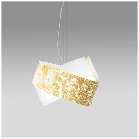Camilla - Lampada A Sospensione Oro 2xe27 Max 2x70w Ip20 - Lampada Da Soffitto Con Design Moderno In Alluminio - Attacco E27 - Foto 3