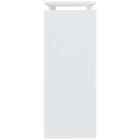 Tavolino Consolle Bianco 80x30x80 cm in Legno Multistrato - Foto 2