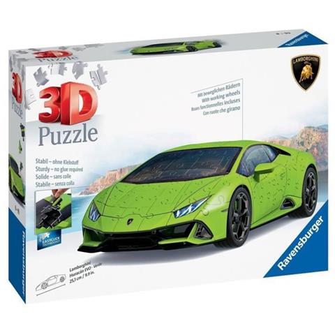 : 3D Puzzle Serie Midi - Lamborghini Huracan EVO Verde - Foto 1