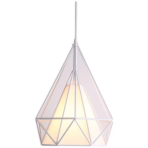 Lampadario Nordico A Sospensione Singola - Paralume In Ferro - Per Sala Da Pranzo, Cucina, Bar - E27