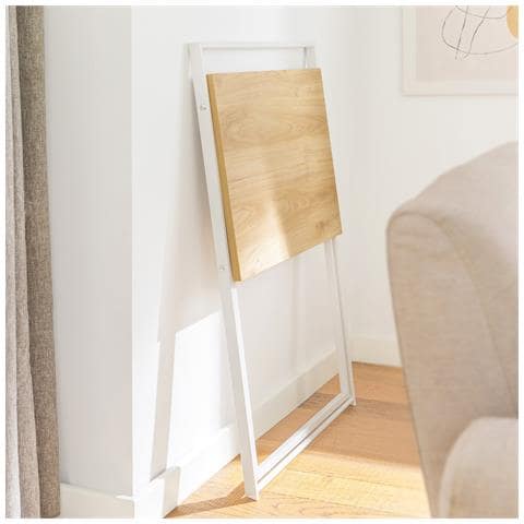 Tavolino Pieghevole 63x45x77cm Fwt88-wn - Foto 13