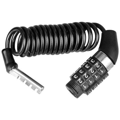 Lucchetto Per Bicicletta Con Lucchetto A Codice 4 Cifre Black - Foto 1