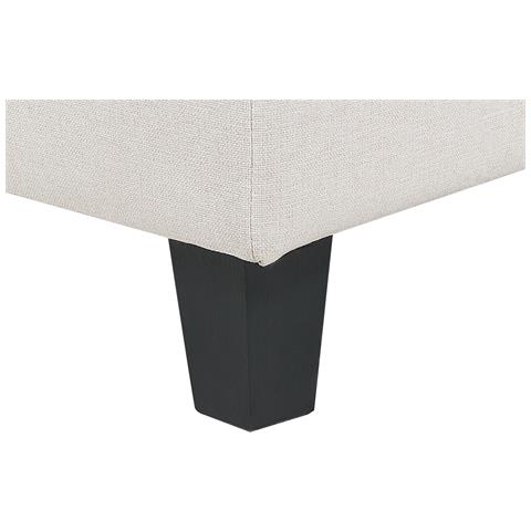 Ottomano Tessuto Beige Chiaro Unstad - Foto 2