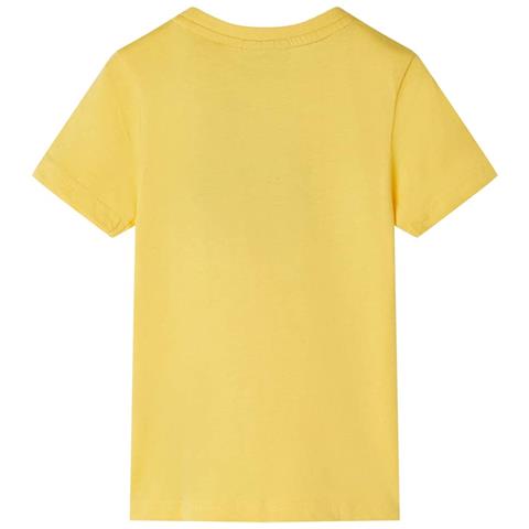 Maglietta Da Bambino A Maniche Corte Ocra Chiaro 104 - Foto 2