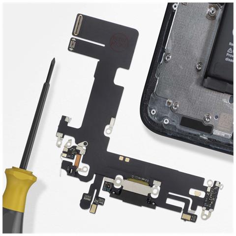 Connettore Ricarica Con Lightning E Microfono Per Iphone 13 - Foto 4