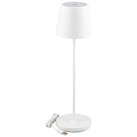 Lampada Da Tavolo Touch Ricaricabile 'slim' 2 W - Corpo Colore Bianco - Foto 1