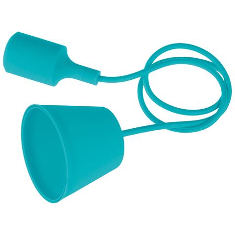 Sospensione Da Interno In Vari Colori Fantasy Con Portalampada E27 Century - Sky Blue - Foto 1
