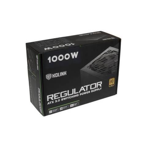 Alimentatore PC REGULATOR 80 PLUS Gold Potenza 1000 W ATX Modulare Colore Nero - Foto 1