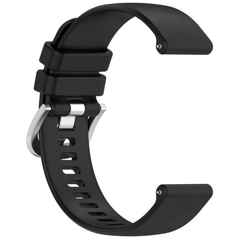 Cinturino In Silicone Da 18 Mm Per Huawei Watch Gt 4 41 Mm, Garmin Venu 3s, Lg Watch Black - Foto 1