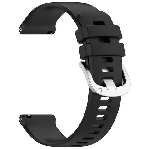 Cinturino In Silicone Da 18 Mm Per Huawei Watch Gt 4 41 Mm, Garmin Venu 3s, Lg Watch Black - Foto 2