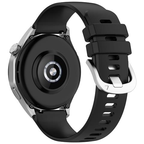 Cinturino In Silicone Da 18 Mm Per Huawei Watch Gt 4 41 Mm, Garmin Venu 3s, Lg Watch Black - Foto 3