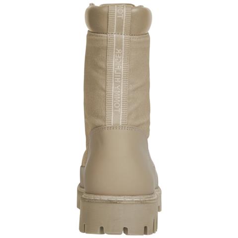 Casual Lace Up Boot Stivaletti Pelle Scarpe Donna Beige Eu 39, Fw0fw06549 Aeg - Foto 2