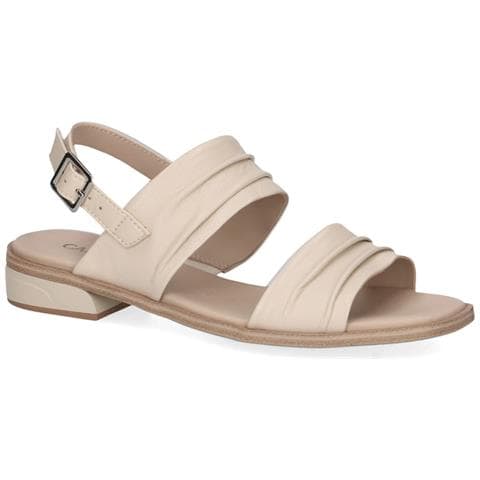 Offwhite Soft Casual Open Sandals Sandali Pelle Scarpe Donna Beige Eu 39, 9-28711-42-144 - Foto 1