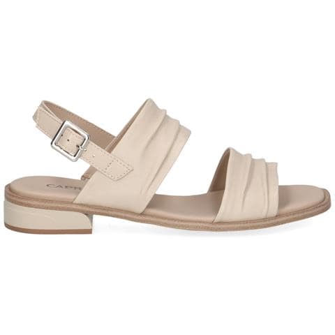 Offwhite Soft Casual Open Sandals Sandali Pelle Scarpe Donna Beige Eu 39, 9-28711-42-144 - Foto 2