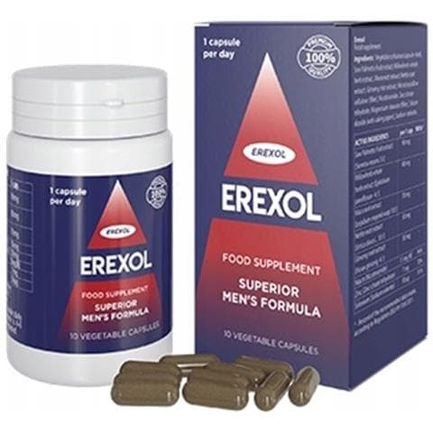 Erexol Integratore Alimentare Per Uomini 10 Pezzi | Ginsenosidi Maca Zen Shen Zinco - Foto 1