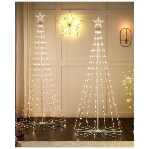 Albero Di Natale Con Luci Led Multicolore E App 190 Cm Ikamiut - Foto 1