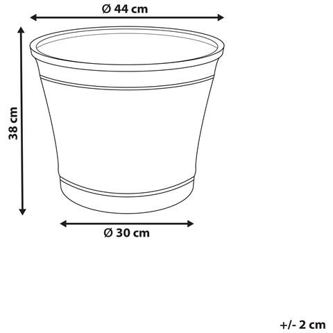Vaso Per Piante Cistus 44 Cm Grigio - Foto 6