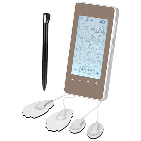 Ems Elettrostimolatore Muscolare Mhd-12cmp Portatile. 15 Modalità, 40 Intensità, 2 Canali Duali. Dimensioni Compatte, Alimentazione A Batterie. - Foto 1